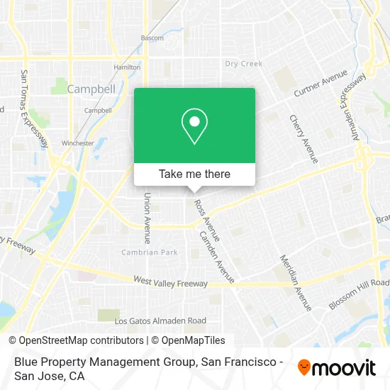 Blue Property Management Group map