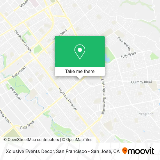 Xclusive Events Decor map