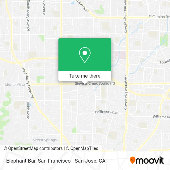 Elephant Bar map