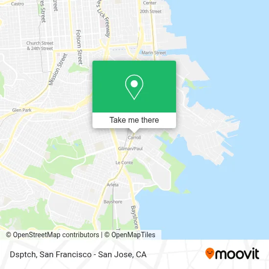 Dsptch map