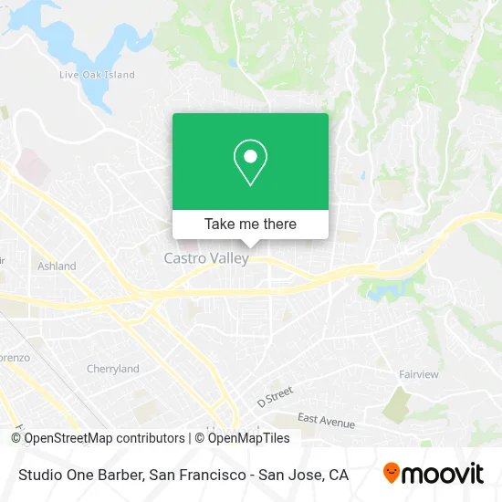 Studio One Barber map