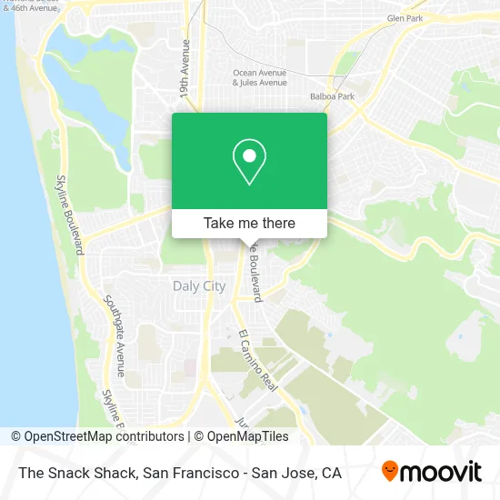 The Snack Shack map