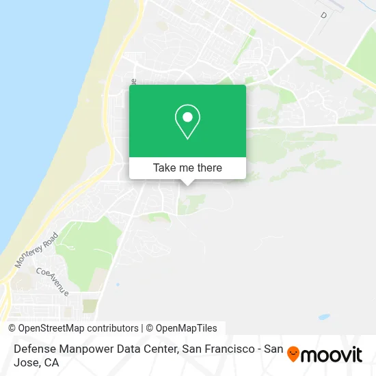 Defense Manpower Data Center map