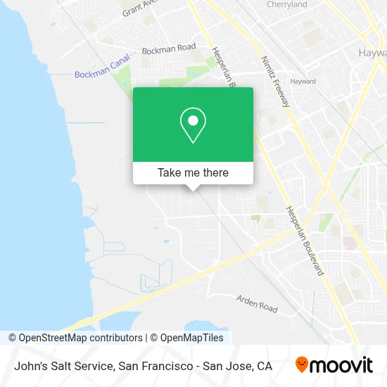 John's Salt Service map
