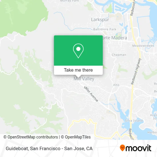 Guideboat map