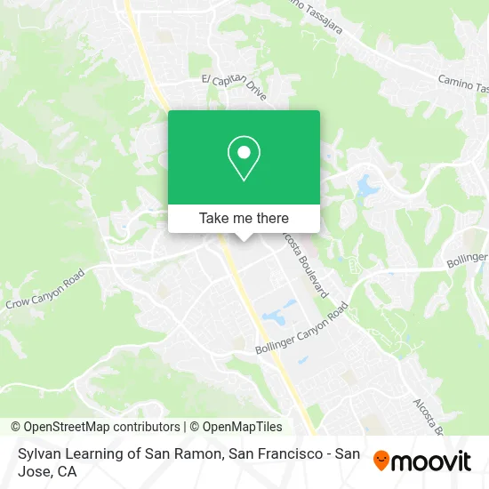 Sylvan Learning of San Ramon map