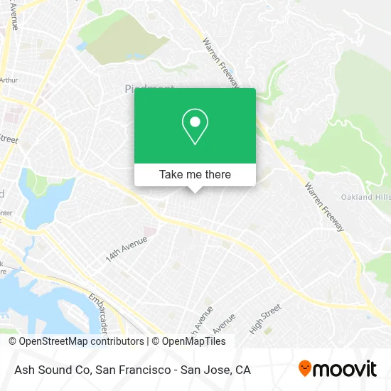 Ash Sound Co map