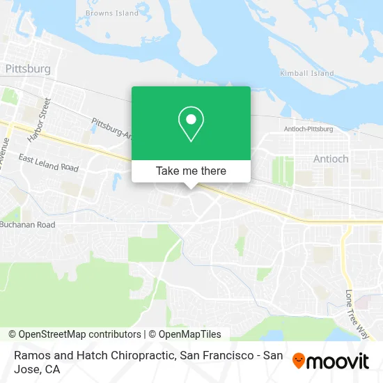 Ramos and Hatch Chiropractic map