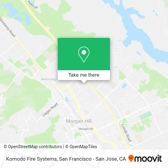 Komodo Fire Systems map