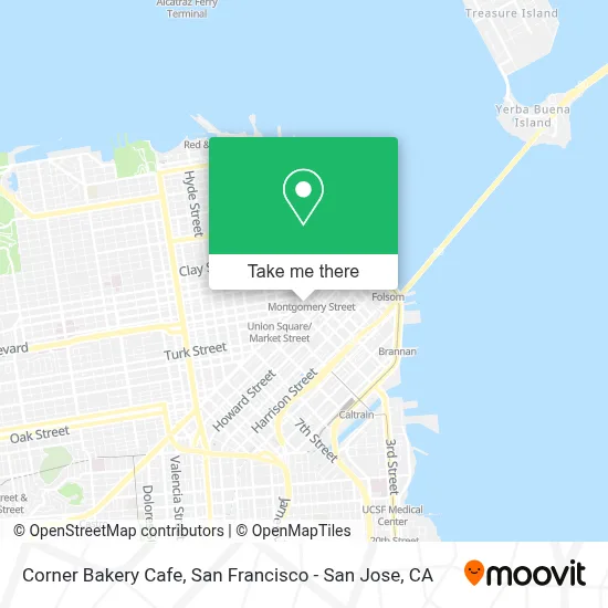 Corner Bakery Cafe map