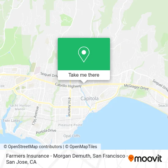 Farmers Insurance - Morgan Demuth map