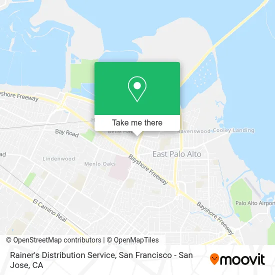 Rainer's Distribution Service map