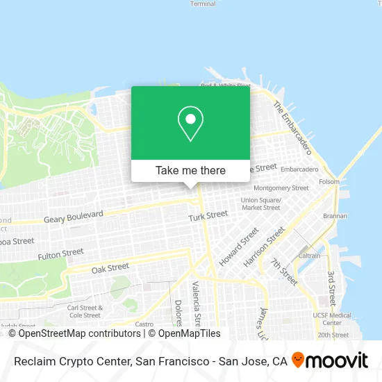 Reclaim Crypto Center map