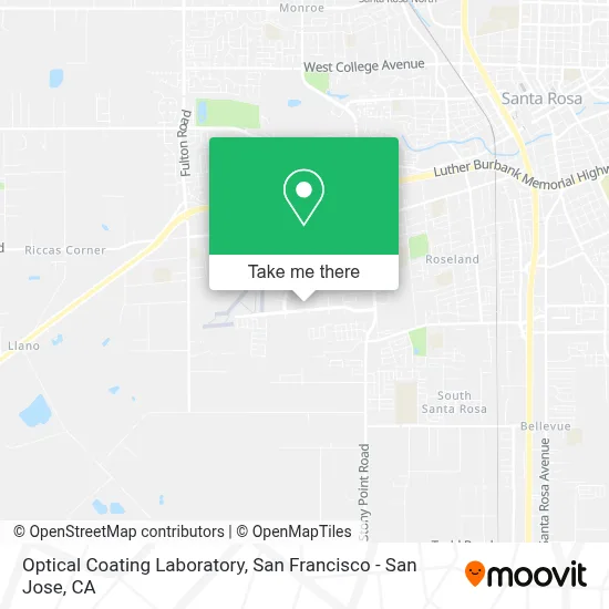 Optical Coating Laboratory map