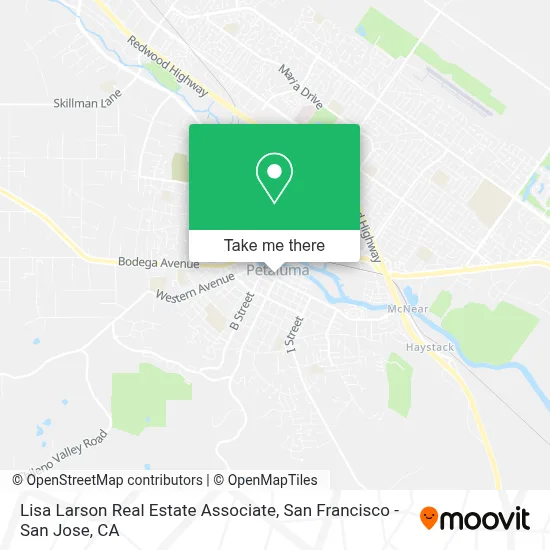 Lisa Larson Real Estate Associate map