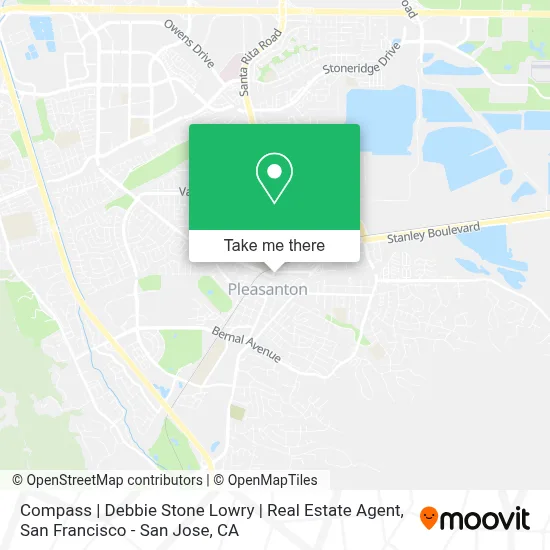 Compass | Debbie Stone Lowry | Real Estate Agent map