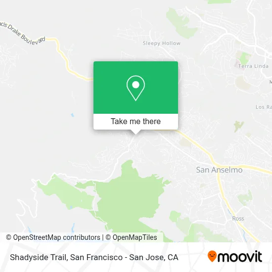 Shadyside Trail map