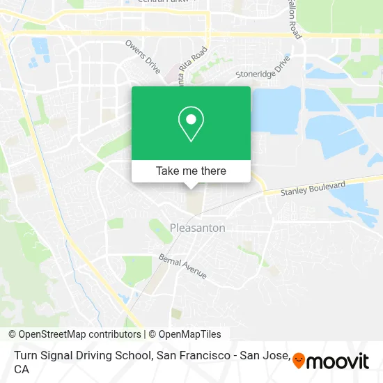Turn Signal Driving School map