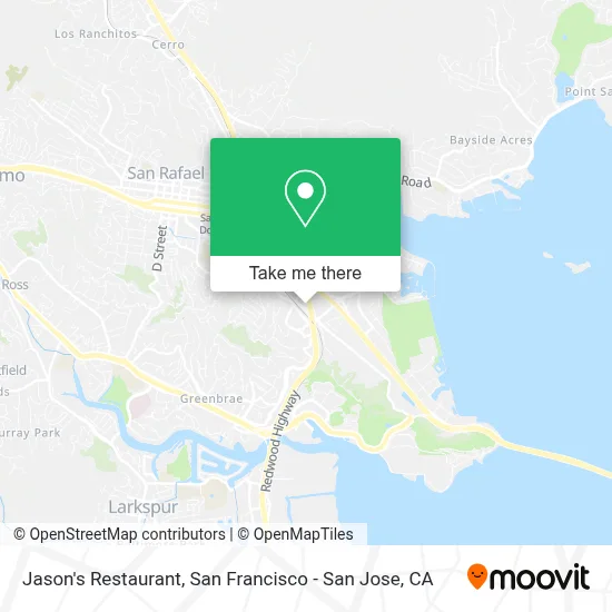Jason's Restaurant map