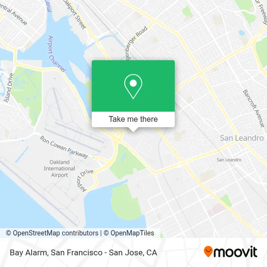 Bay Alarm map