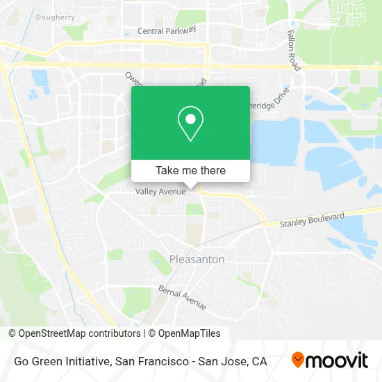 Go Green Initiative map