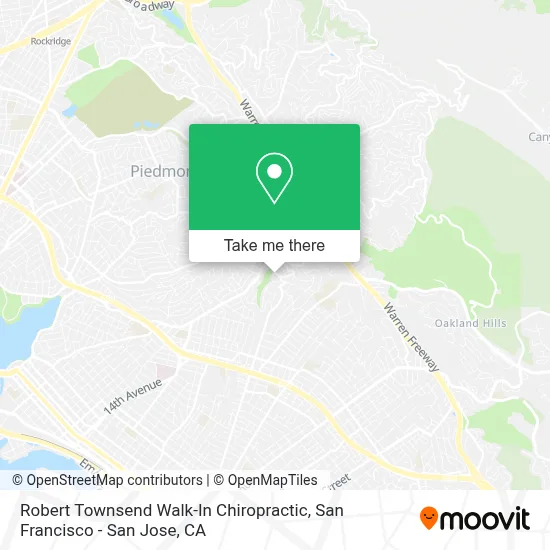 Robert Townsend Walk-In Chiropractic map