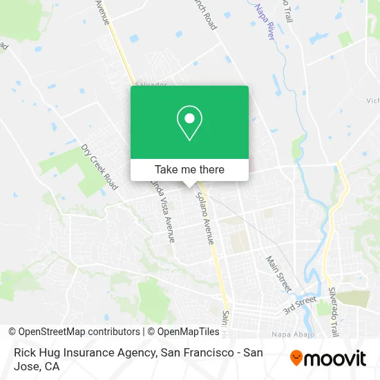 Rick Hug Insurance Agency map