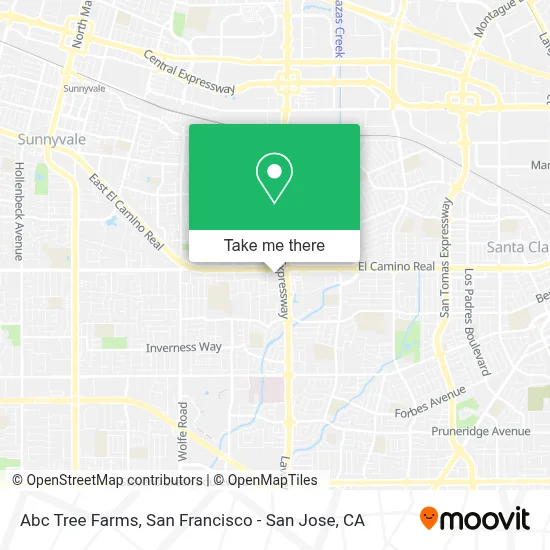 Abc Tree Farms map