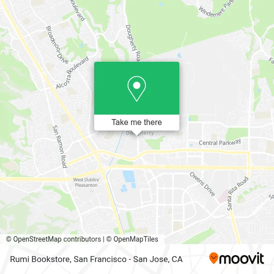Rumi Bookstore map