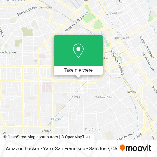Amazon Locker - Yaro map
