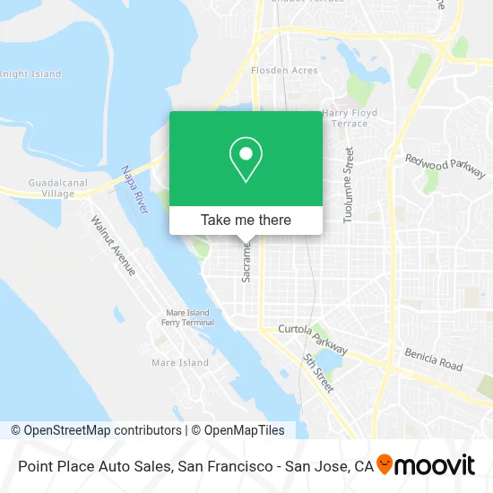 Point Place Auto Sales map