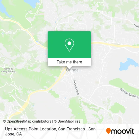 Ups Access Point Location map