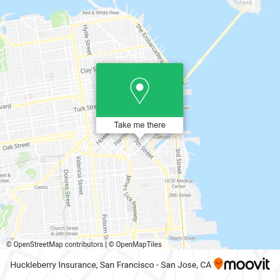 Huckleberry Insurance map