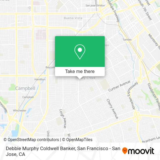 Debbie Murphy Coldwell Banker map