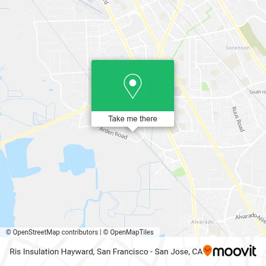 Ris Insulation Hayward map