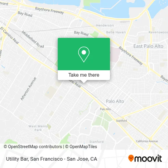 Utility Bar map