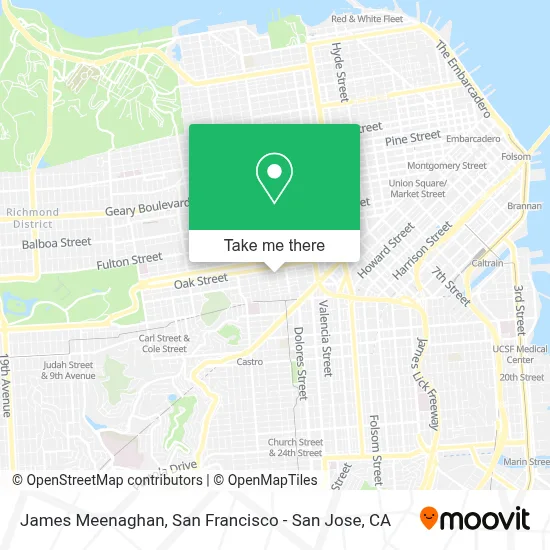James Meenaghan map