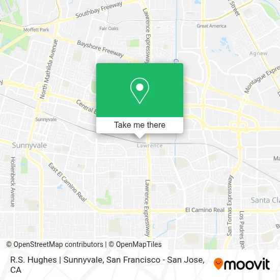 R.S. Hughes | Sunnyvale map