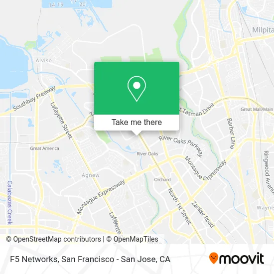 F5 Networks map