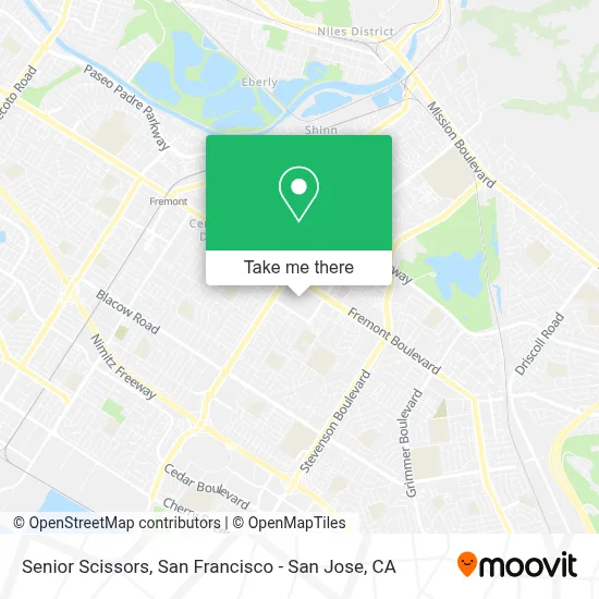 Senior Scissors map