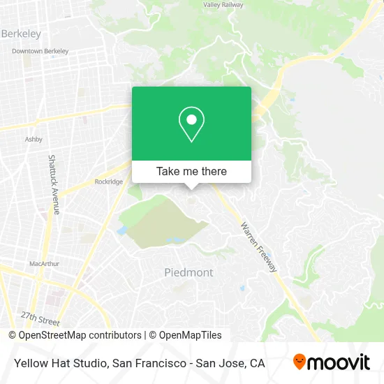 Yellow Hat Studio map