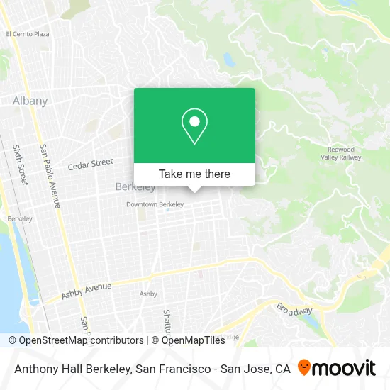 Anthony Hall Berkeley map