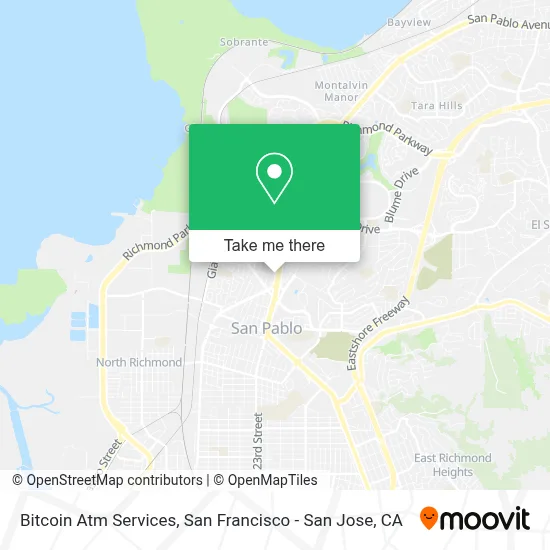 Bitcoin Atm Services map