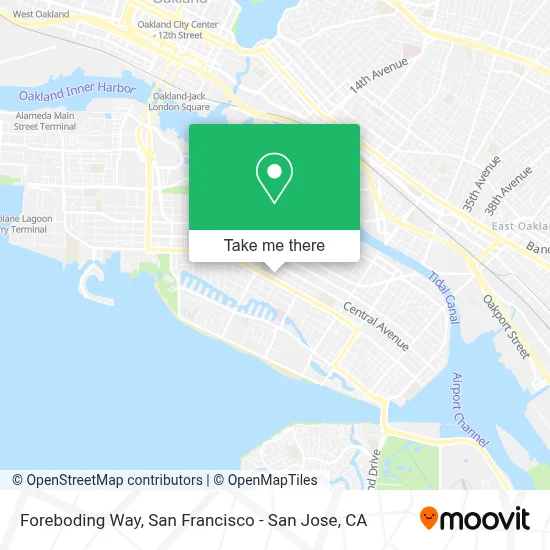Foreboding Way map