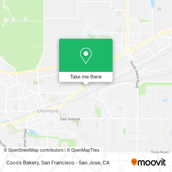 Coco's Bakery map