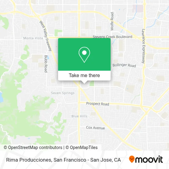 Rima Producciones map