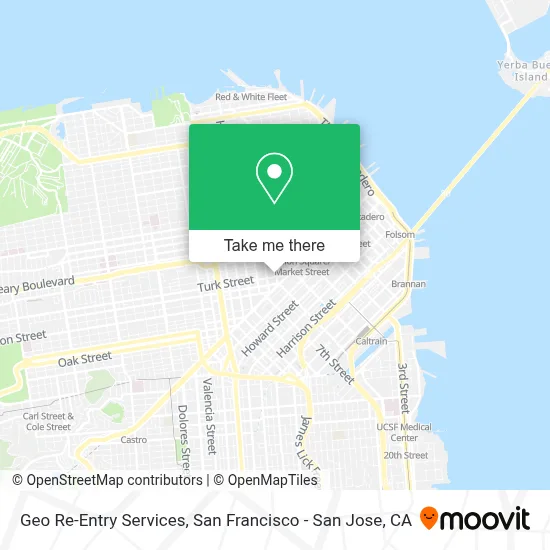 Geo Re-Entry Services map