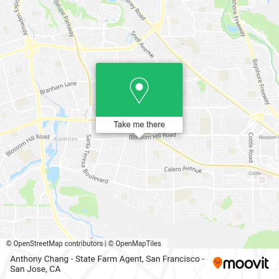 Anthony Chang - State Farm Agent map