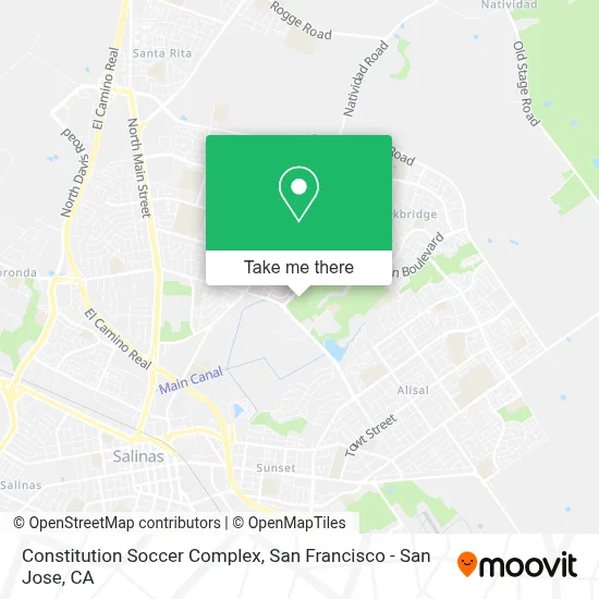 Constitution Soccer Complex map