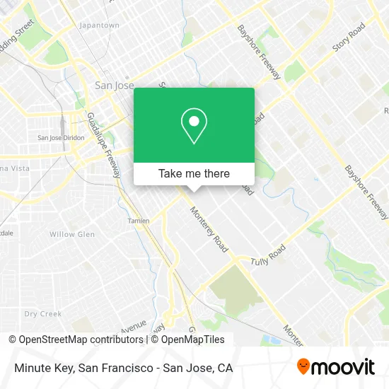 Minute Key map